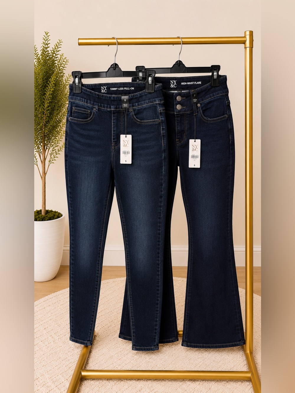 New York and Company Jeans Bundle (2 Pairs) – Size 6